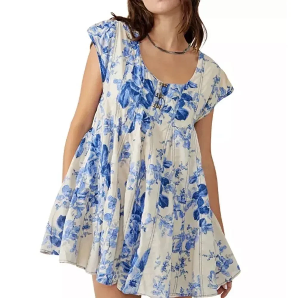 Free People Sully Floral Dress E26